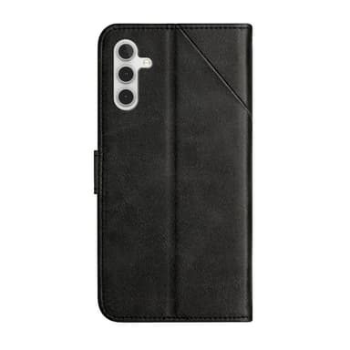 SKALO Samsung A34 5G Kohokuvioitu PU Nahka Lompakkokotelo - Musta