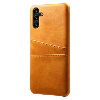 SKALO Samsung A54 5G PU-nahkainen Korttikotelo - Vaaleanruskea