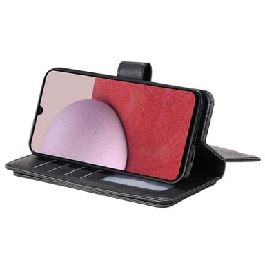 SKALO Samsung A14 5G 10-lokeroa Lompakkokotelo - Musta