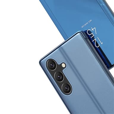 SKALO Samsung A54 5G Clear View Mirror Lompakko - Kulta