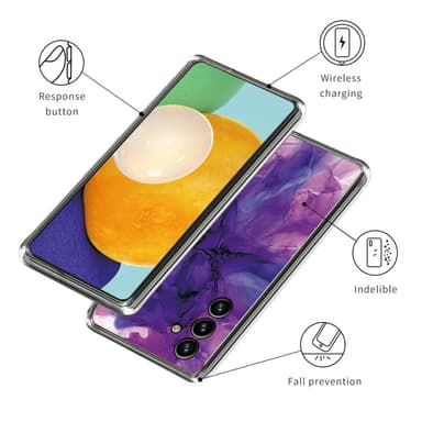SKALO Samsung A54 5G Marmori TPU kuori - #7