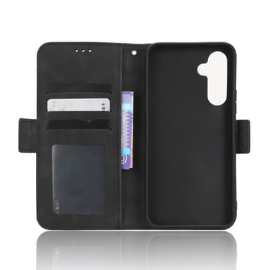 SKALO Samsung A54 5G 6-lokeroa Lompakkokotelo - Musta
