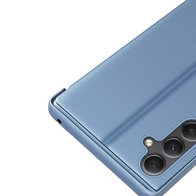 SKALO Samsung A34 5G Clear View Mirror Lompakko - Violetti