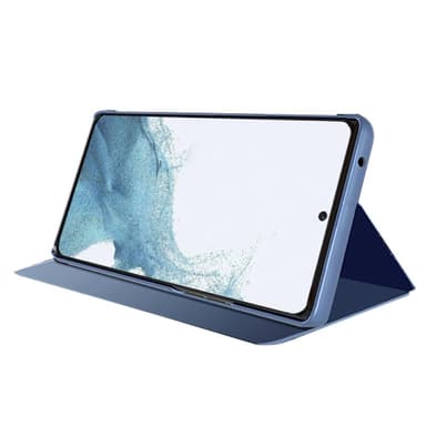 SKALO Samsung A54 5G Clear View Mirror Lompakko - Kulta