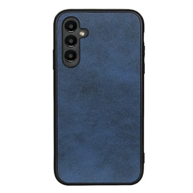 SKALO Samsung A14 4G/5G PU-nahka Hybridi Suojakuori - Sininen