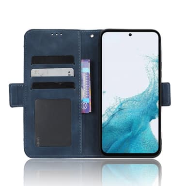 SKALO Samsung A54 5G 6-lokeroa Lompakkokotelo - Sininen