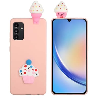 SKALO Samsung A34 5G 3D Cartoon Suojakuori