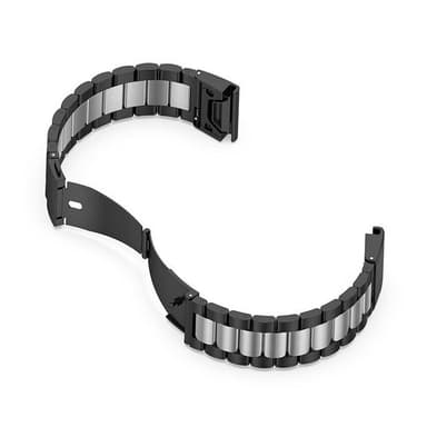 Kellon renneke ruostumatonta terästä Garmin MARQ Athlete - Musta/hop