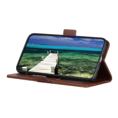SKALO Asus ROG Phone 7 5G Premium Wallet Lompakkokotelo - Ruskea