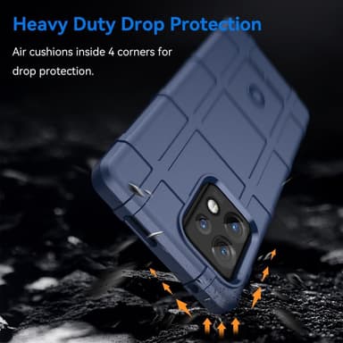 SKALO Motorola Edge 40 Pro 5G Rugged Shield iskunkestävä TPU suojakuori