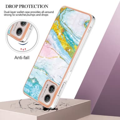 SKALO Motorola Moto G53 5G Marmori TPU kuori - #1