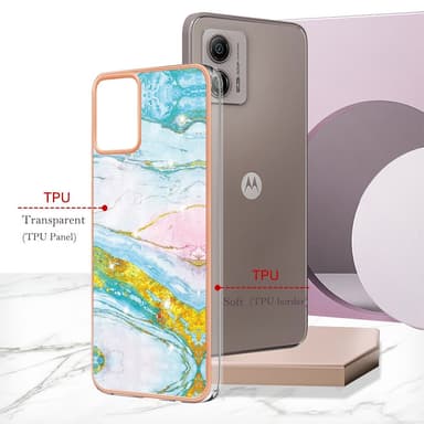 SKALO Motorola Moto G53 5G Marmori TPU kuori - #1
