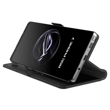SKALO Asus ROG Phone 7 5G Kortinhaltijan peililompakko - Musta