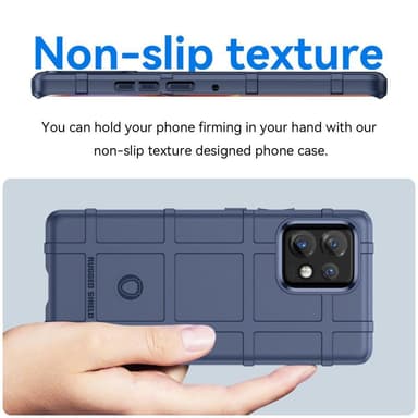SKALO Motorola Edge 40 Pro 5G Rugged Shield iskunkestävä TPU suojakuori