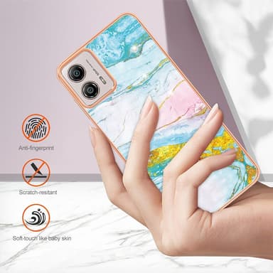 SKALO Motorola Moto G53 5G Marmori TPU kuori - #1