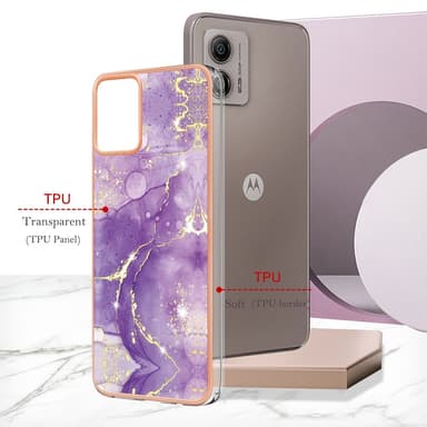 SKALO Motorola Moto G53 5G Marmori TPU kuori - #2