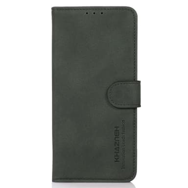 SKALO Asus ROG Phone 7 5G KHAZNEH Lompakkokotelo PU-nahasta - Vihreä
