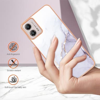 SKALO Motorola Moto G23 4G Marmori TPU kuori - #3