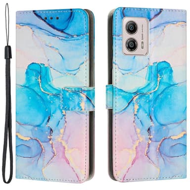 SKALO Motorola Moto G23 4G Marmori 3D Lompakkokotelo