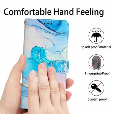 SKALO Motorola Moto G23 4G Marmori 3D Lompakkokotelo