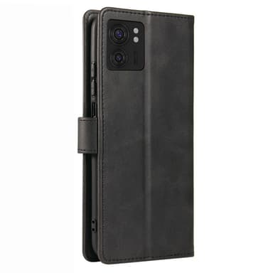 SKALO Motorola Edge 40 5G Premium Wallet Lompakkokotelo - Musta