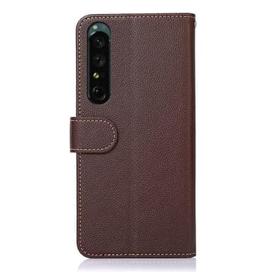 KHAZNEH puhelimen kansi Sony Xperia 1 V - ruskea/sininen