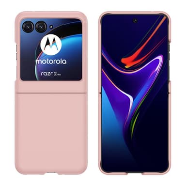 SKALO Motorola Razr 40 Ultra 5G Ultrathin Skin-touch Fold Suojakuori - Pinkki