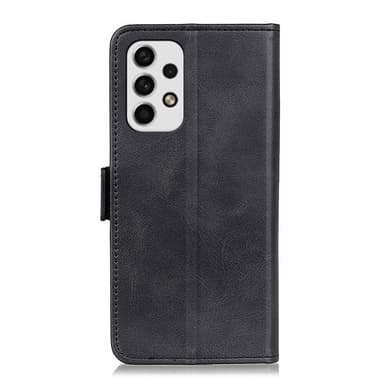 SKALO Samsung A23 5G Lompakkokotelo PU-nahkaa - Musta