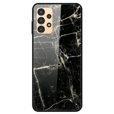 SKALO Samsung A23 5G Marmori karkaistu lasi TPU-suojakuori - #1
