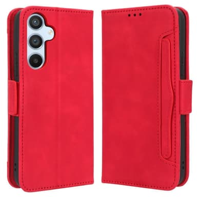 SKALO Samsung A54 5G 6-lokeroa Lompakkokotelo - Punainen