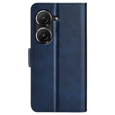 SKALO Asus Zenfone 9 5G Premium Wallet Lompakkokotelo - Sininen