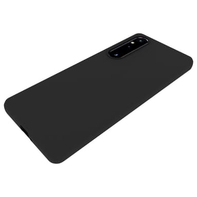 SKALO Sony Xperia 1 V Mattamusta erittäin ohut TPU-suojakuori