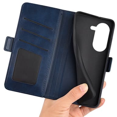 SKALO Asus Zenfone 9 5G Premium Wallet Lompakkokotelo - Sininen