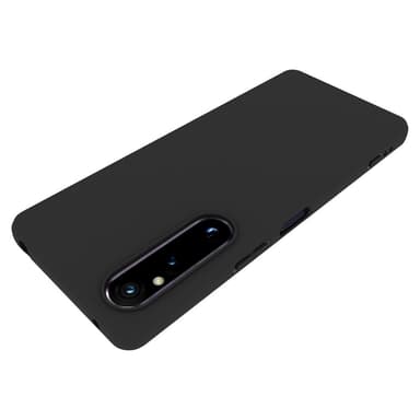 SKALO Sony Xperia 1 V Mattamusta erittäin ohut TPU-suojakuori