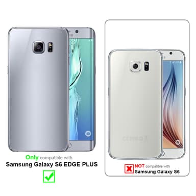 Samsung Galaxy S6 EDGE PLUS Suojakuori Kotelo (Musta)