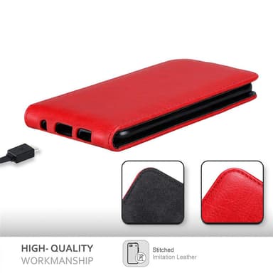 Huawei P30 LITE Suojakuori Lompakkokotelo (Punainen)