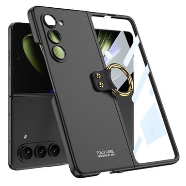 SKALO Samsung Z Fold5 GKK Fold Rengas kuori - Musta