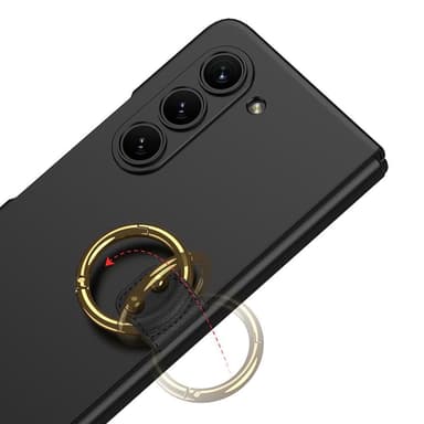 SKALO Samsung Z Fold5 GKK Fold Rengas kuori - Musta