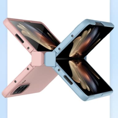SKALO Samsung Z Fold5 Skin-touch Fold Suojakuori - Musta