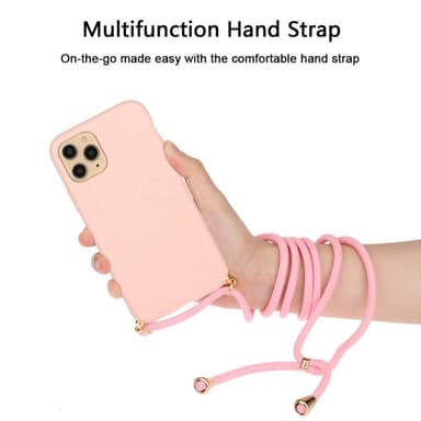SKALO iPhone 15 Pro Max Mobiilikauluksen suojakuori - Pinkki