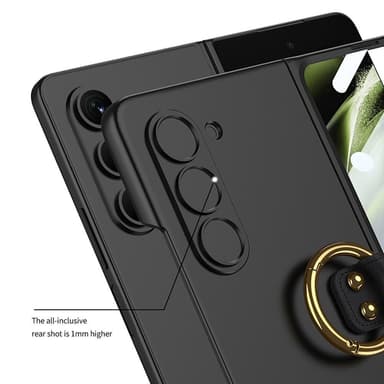 SKALO Samsung Z Fold5 GKK Fold Rengas kuori - Musta