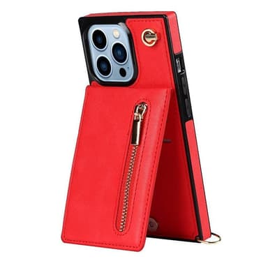Zipper kaulakorukuori Apple iPhone 15 Pro - Punainen