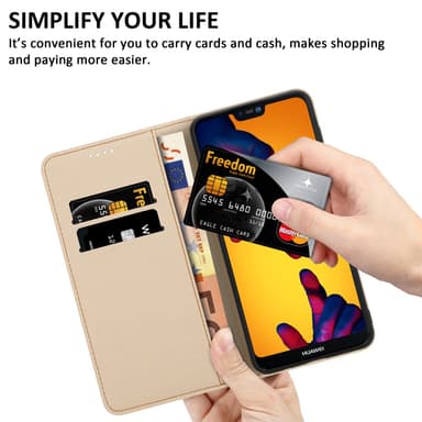 Huawei P20 LITE 2018/NOVA 3E Suojakuori Kotelo (Musta)