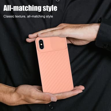 iPhone XR Suojakuori Kotelo (Vaaleanpunainen)