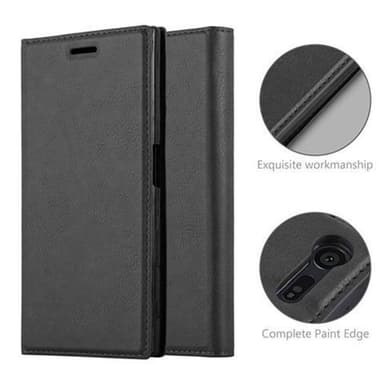 Sony Xperia X COMPACT Suojakuori Lompakkokotelo (Musta)