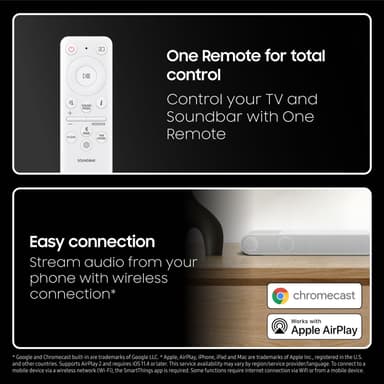 Samsung S811B soundbar bassokaiuttimella