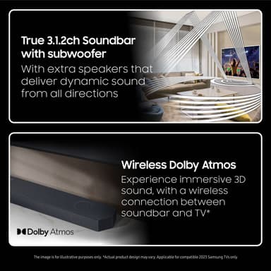 Samsung S811B soundbar bassokaiuttimella