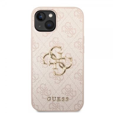 Guess iPhone 15 Plus Kuori 4G Logo Vaaleanpunainen