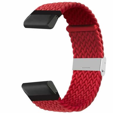 Punottu kellon ranneke Garmin Fenix 5X Plus - Darkred