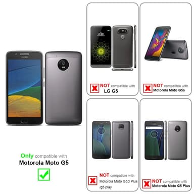 Suojakuori Motorola MOTO G5 Lompakkokotelo